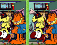 Garfield spot the difference különbség keresõ játékok