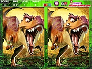 Ice Age dinosaurs spott the difference online játék