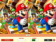 Super Mario find the differences különbség keresõ játékok ingyen